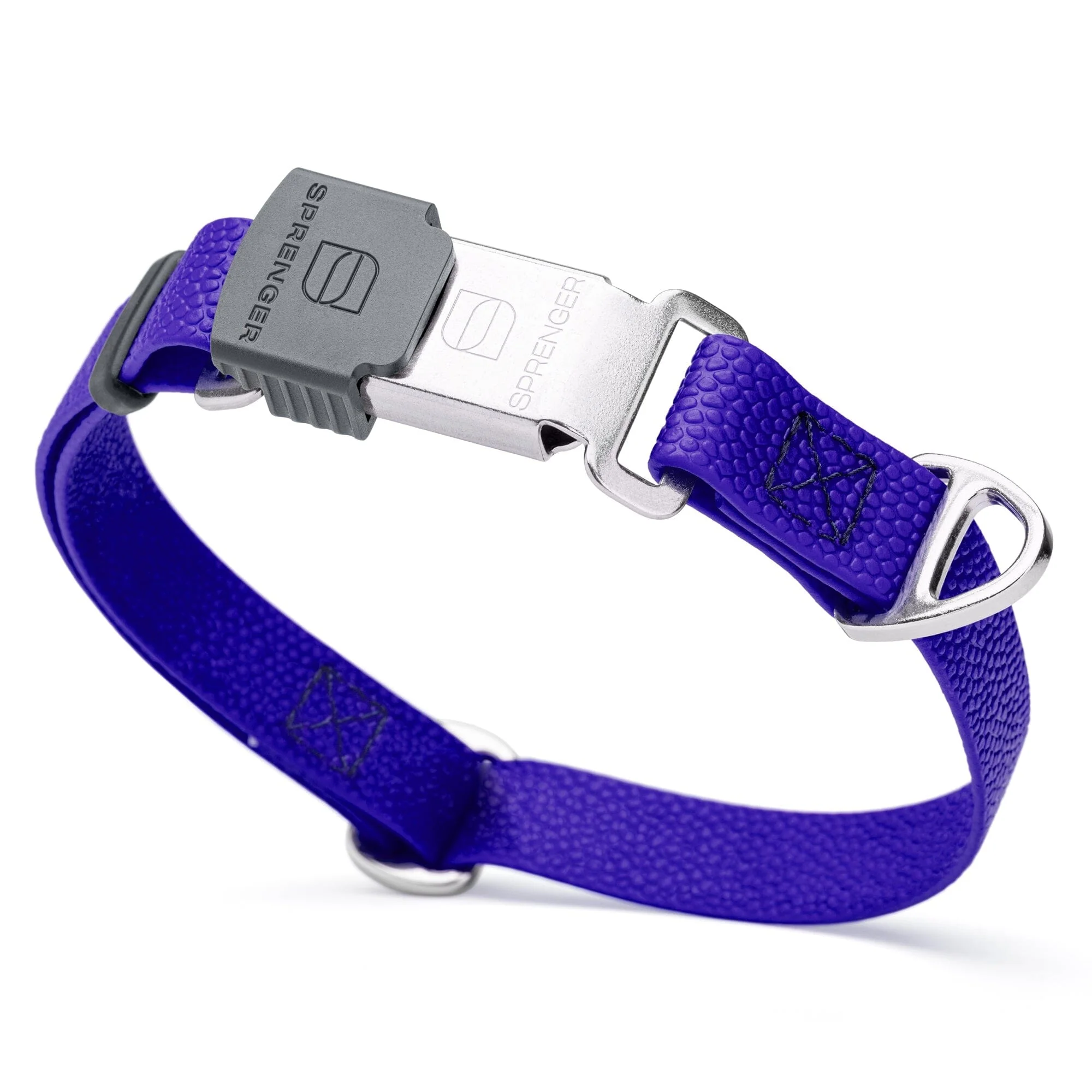 Dogline Pebble Emboss Biothane Dog Collar with Herm Sprenger Stainless Steel ClicLock Buckle - Image 28
