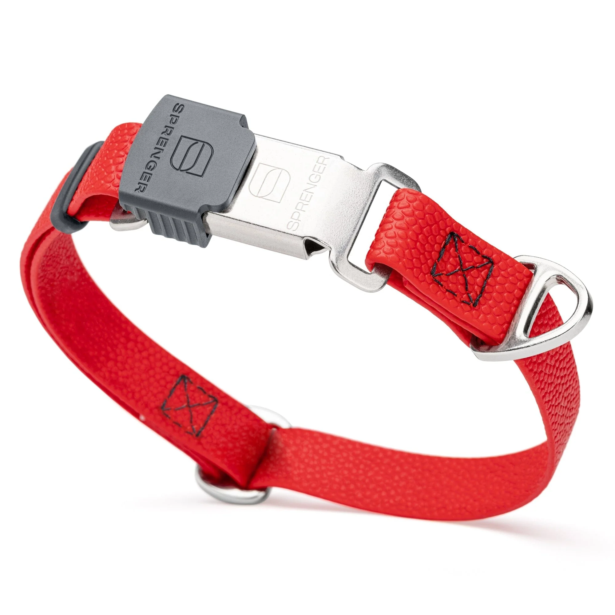 Dogline Pebble Emboss Biothane Dog Collar with Herm Sprenger Stainless Steel ClicLock Buckle - Image 30