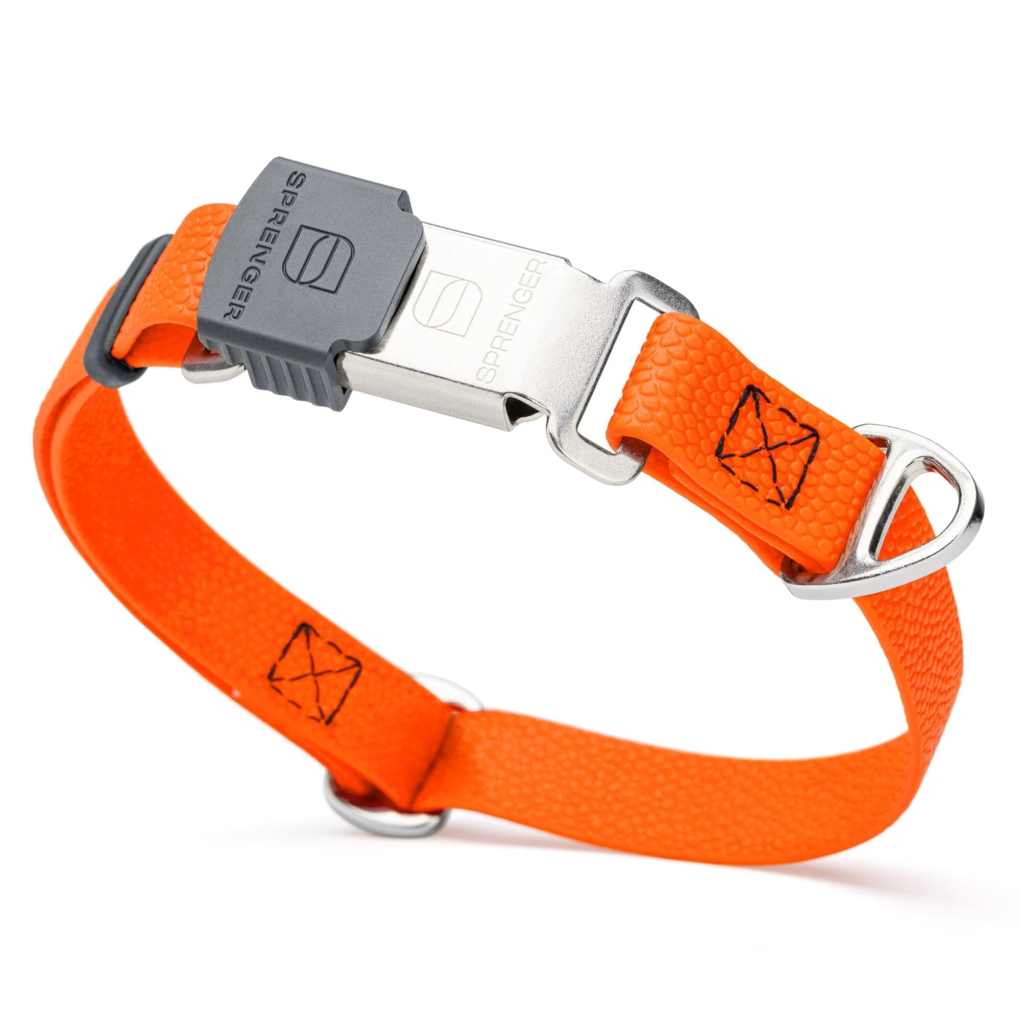 Dogline Pebble Emboss Biothane Dog Collar with Herm Sprenger Stainless Steel ClicLock Buckle - Image 31
