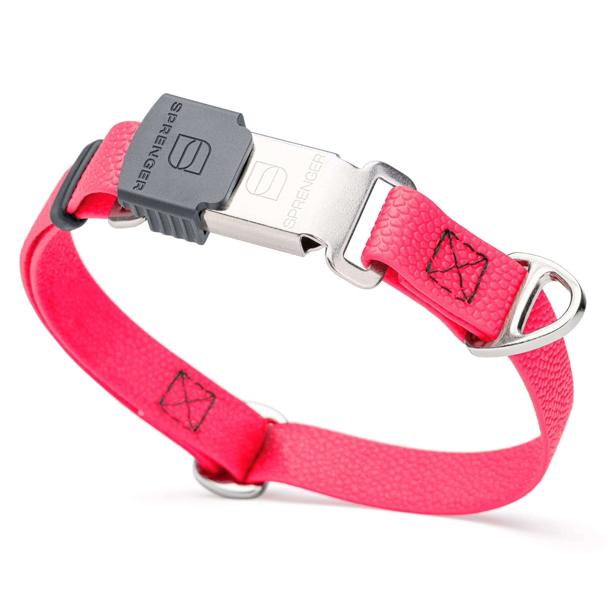 Dogline Pebble Emboss Biothane Dog Collar with Herm Sprenger Stainless Steel ClicLock Buckle - Image 33
