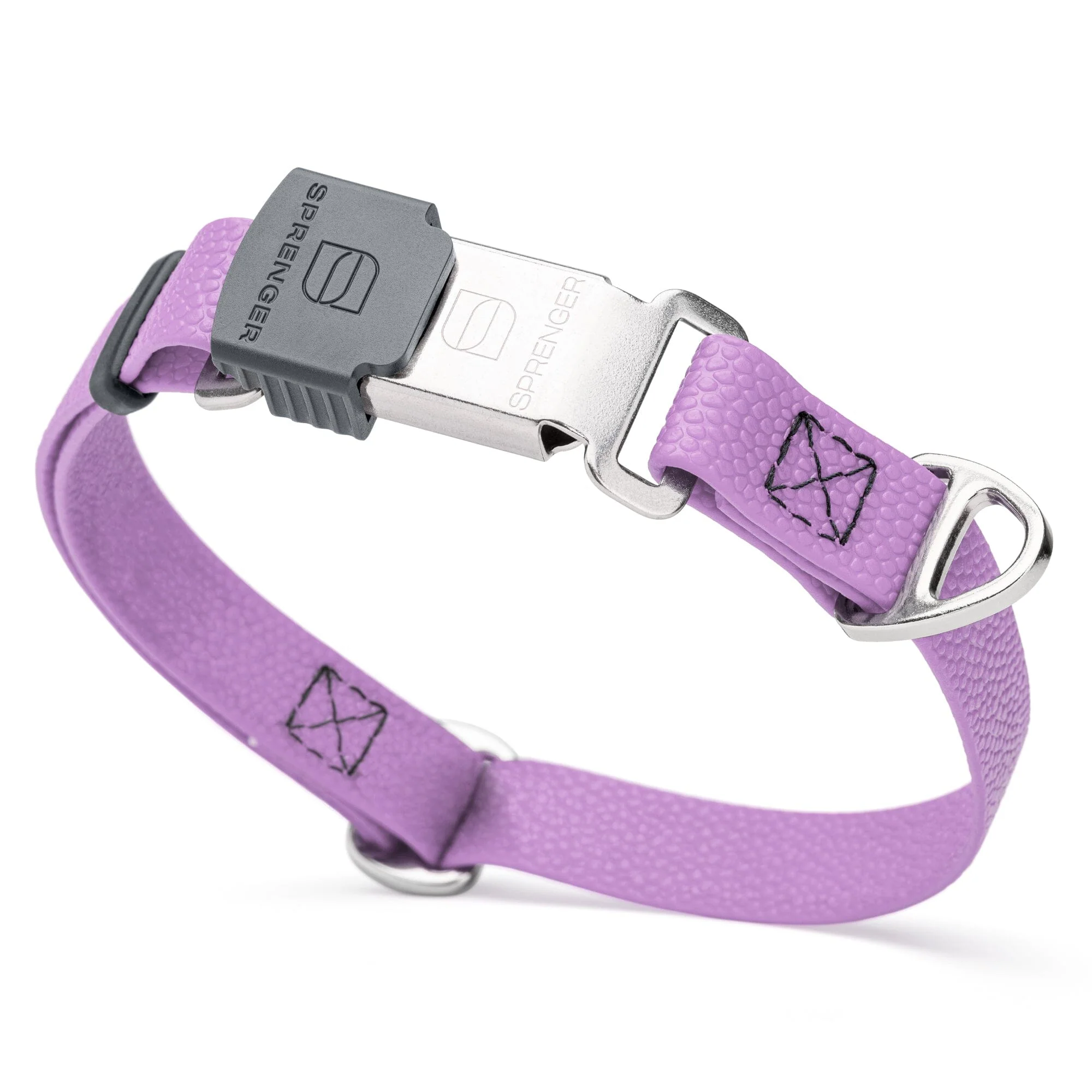 Dogline Pebble Emboss Biothane Dog Collar with Herm Sprenger Stainless Steel ClicLock Buckle - Image 34