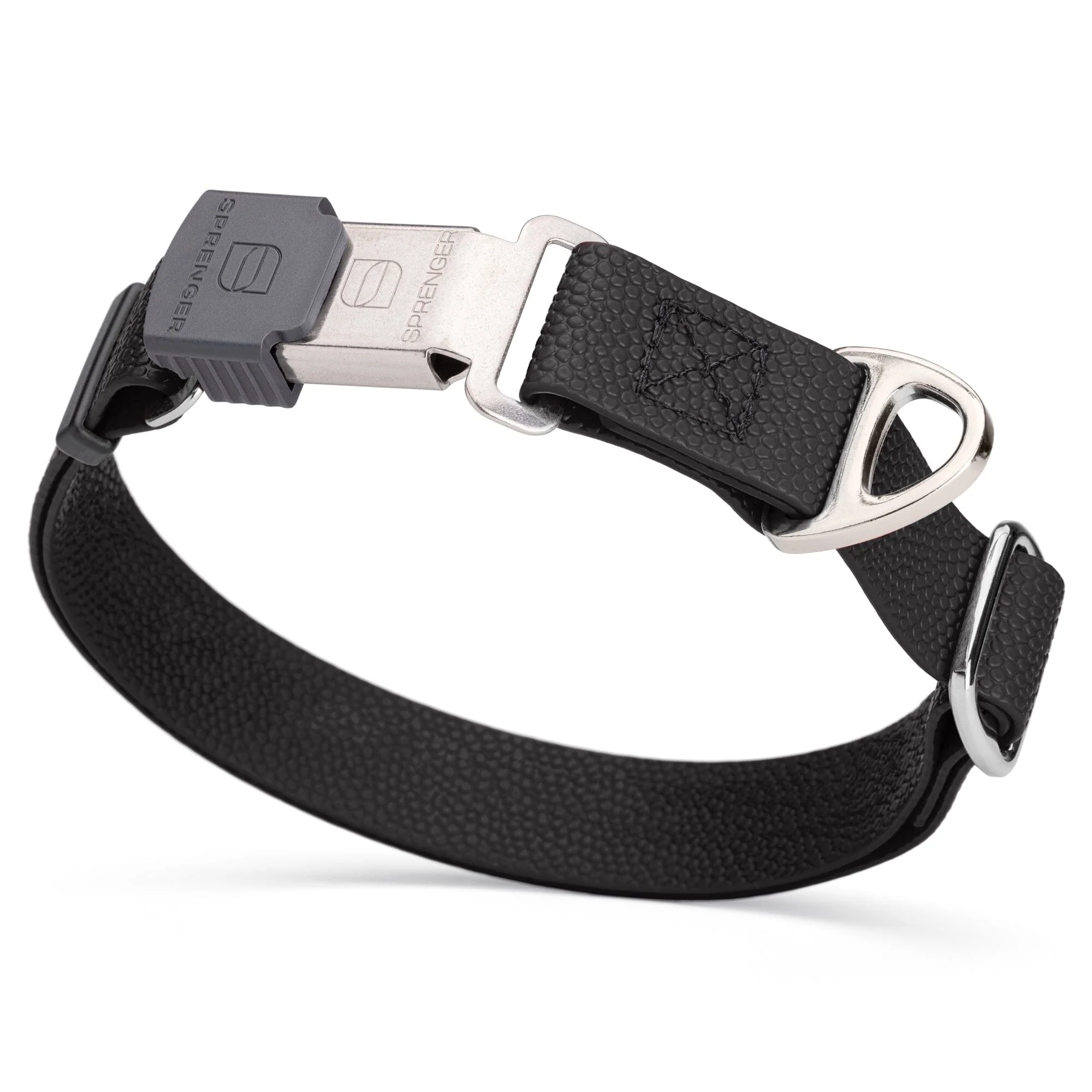 Dogline Pebble Emboss Biothane Dog Collar with Herm Sprenger Stainless Steel ClicLock Buckle - Image 35