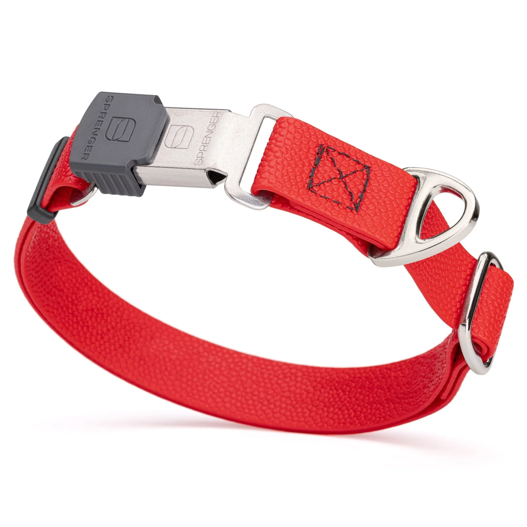 Dogline Pebble Emboss Biothane Dog Collar with Herm Sprenger Stainless Steel ClicLock Buckle - Image 38
