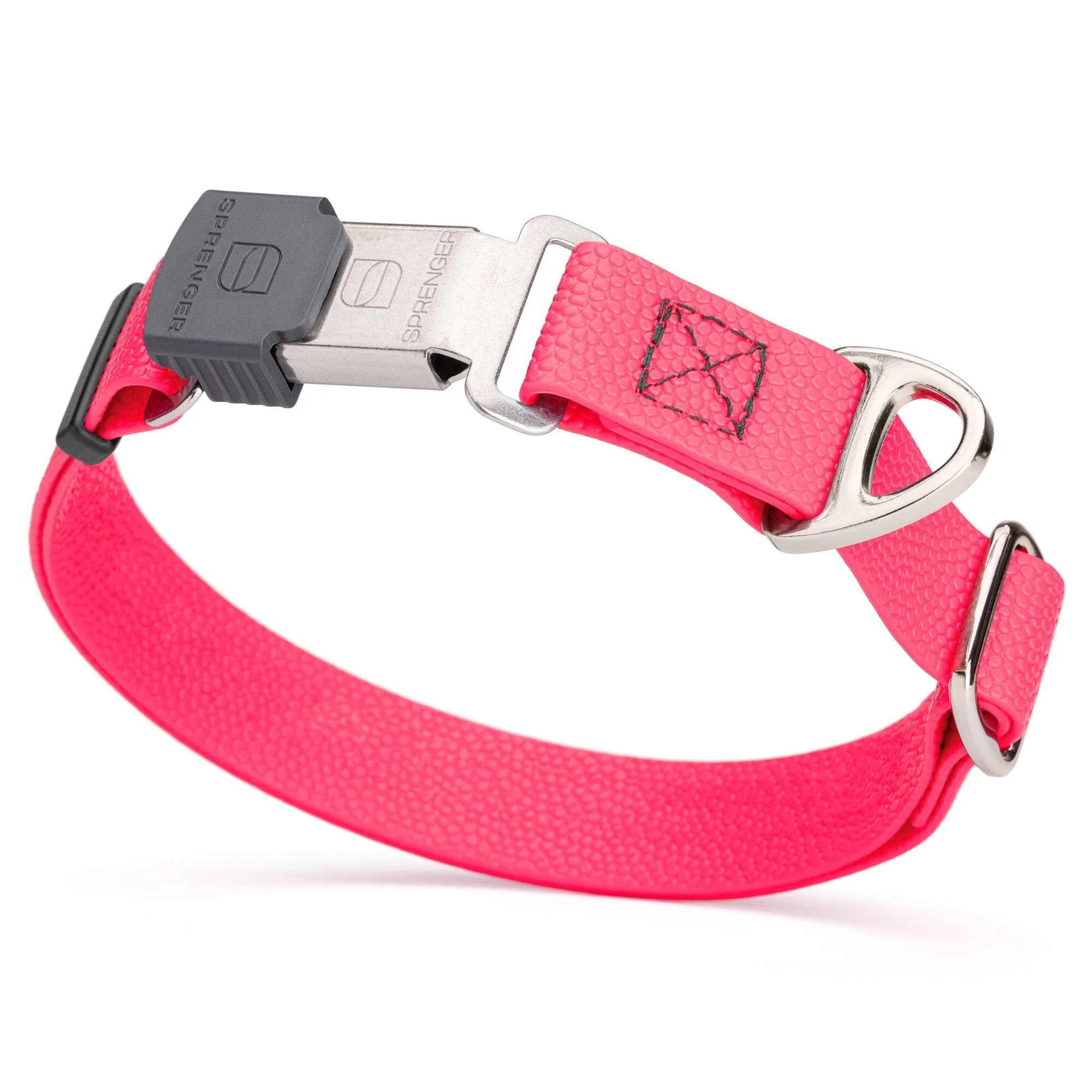 Dogline Pebble Emboss Biothane Dog Collar with Herm Sprenger Stainless Steel ClicLock Buckle - Image 41