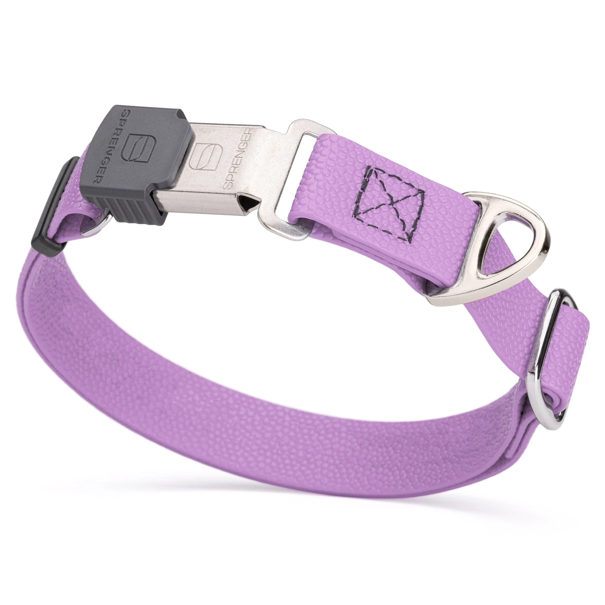 Dogline Pebble Emboss Biothane Dog Collar with Herm Sprenger Stainless Steel ClicLock Buckle - Image 42