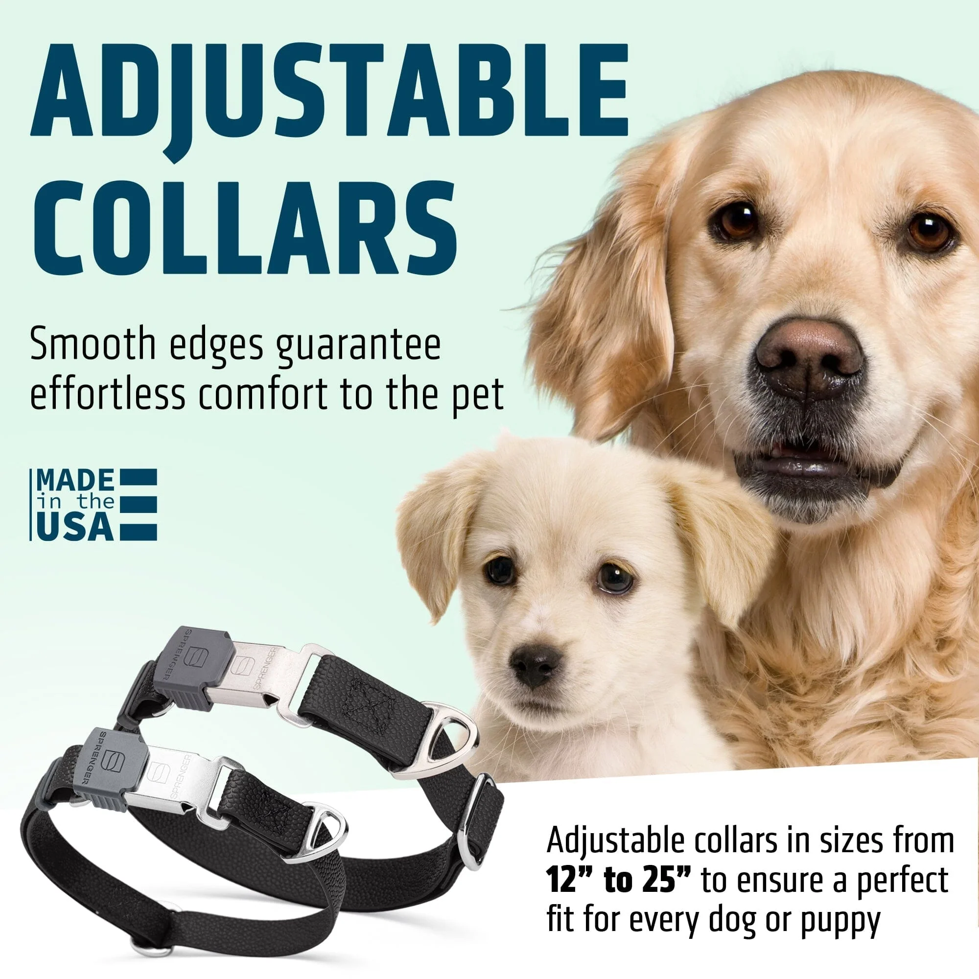 Dogline Pebble Emboss Biothane Dog Collar with Herm Sprenger Stainless Steel ClicLock Buckle - Image 9