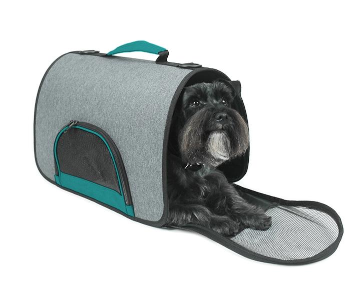 Dogline Dual Color Collapsible Pet Carrier - Image 6
