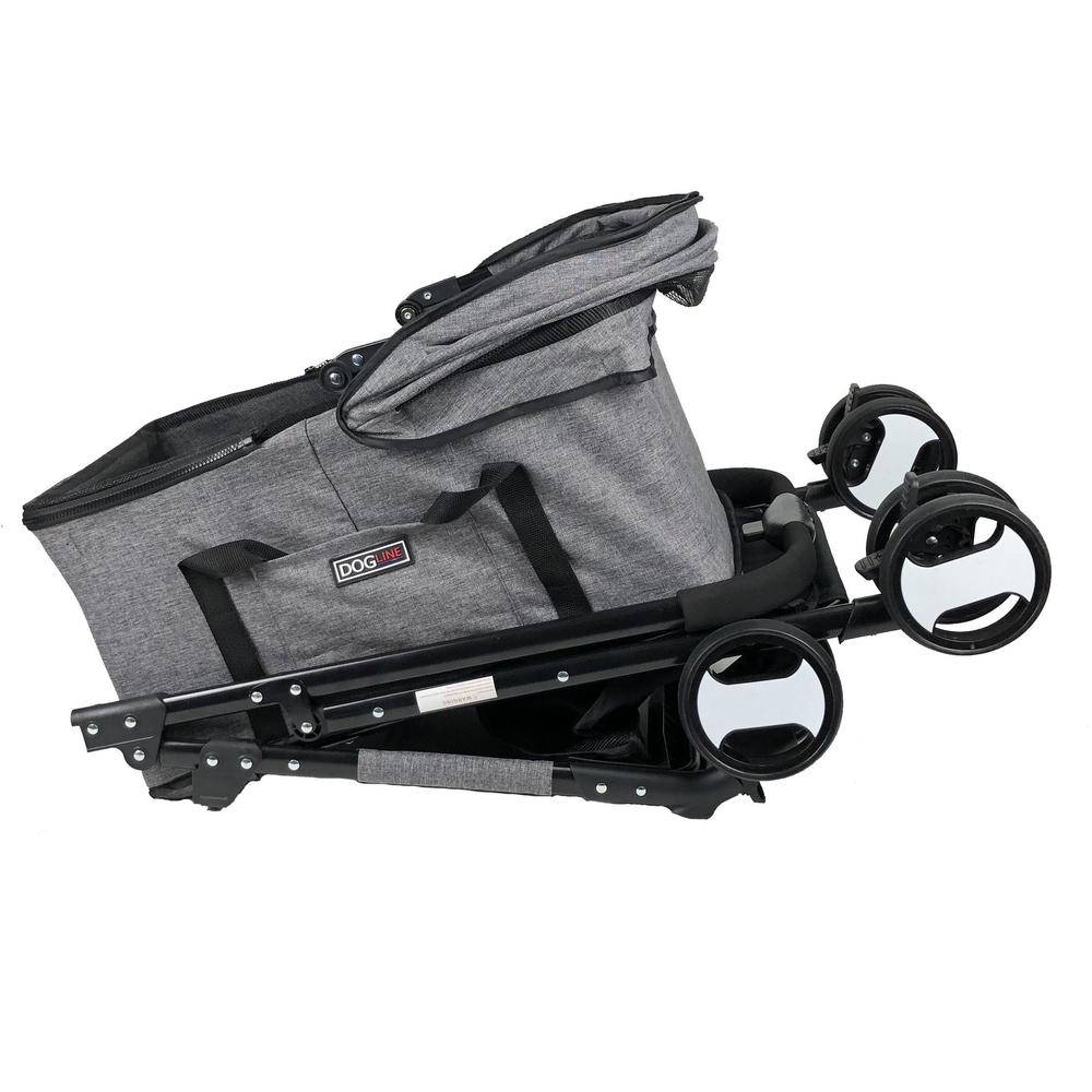 Executive Pet Stroller with a Removable Cradle - Image 9
