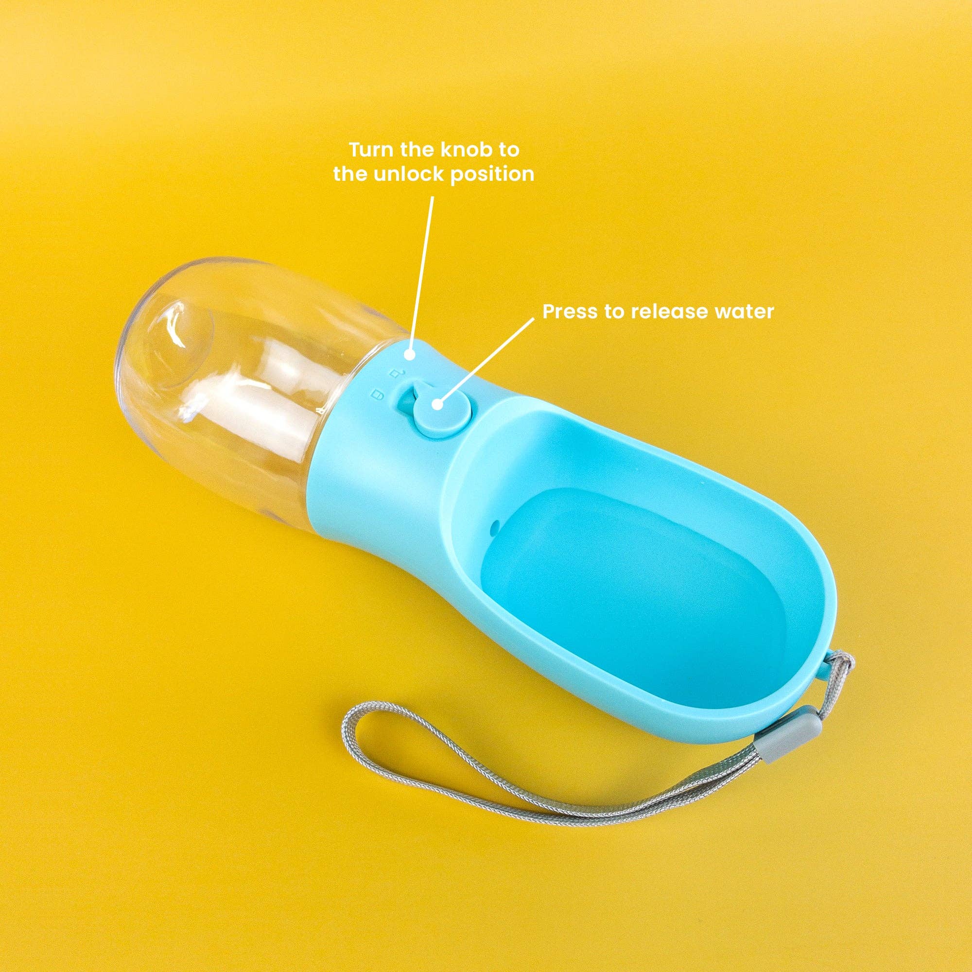 Green Waves Pet Water Bottle - Image 8