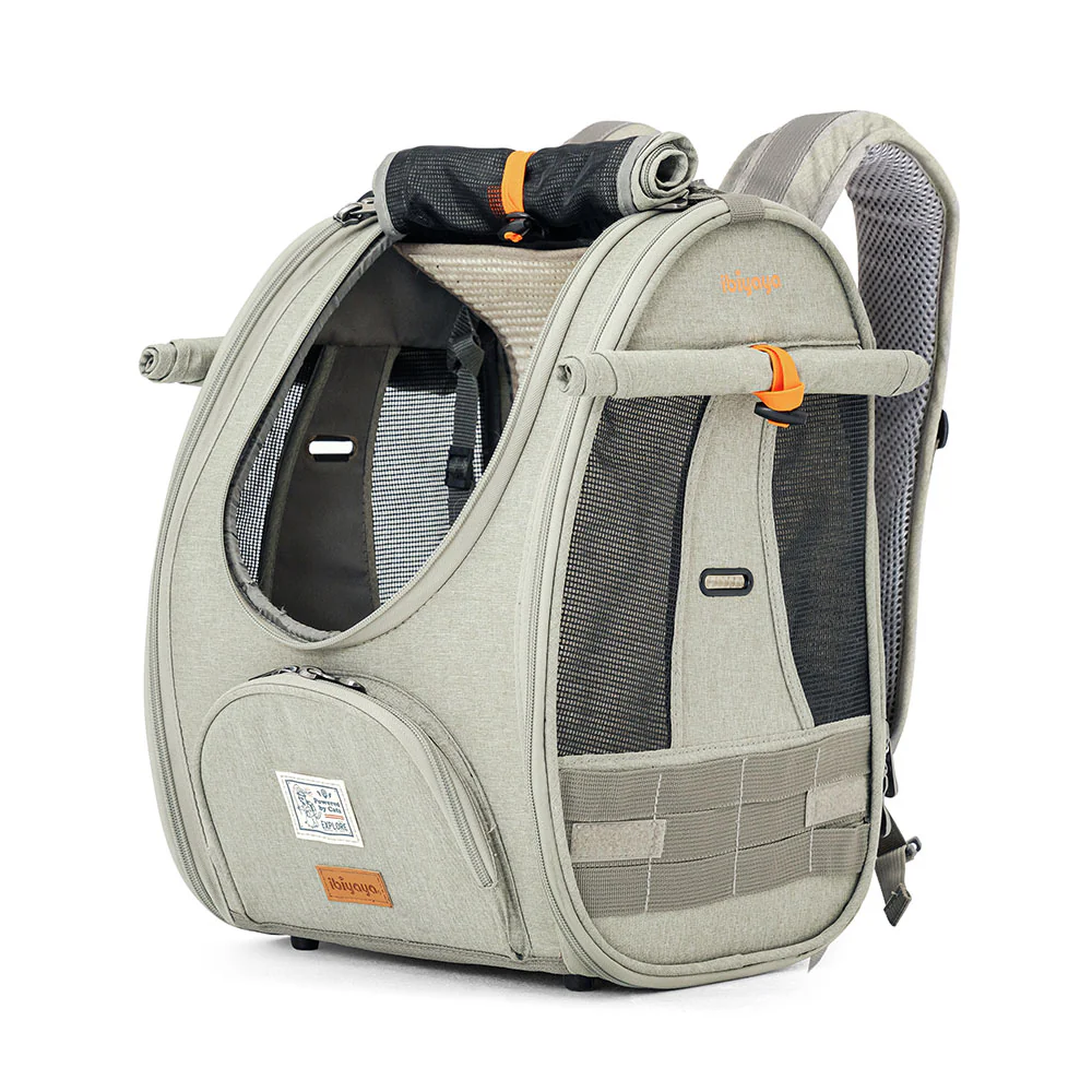 Ibiyaya Adventure Cat/Bunny/Puppy Carrier Backpack with Window, Large Airline Approved Cat Bag for Hiking & Travel. Best for both Kitten & Fat Cat - Image 14