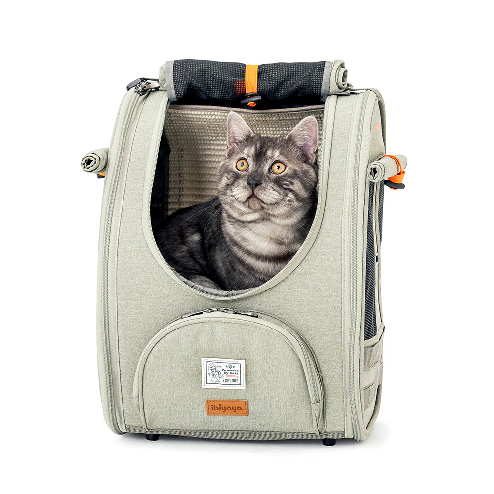 Ibiyaya Adventure Cat/Bunny/Puppy Carrier Backpack with Window, Large Airline Approved Cat Bag for Hiking & Travel. Best for both Kitten & Fat Cat - Image 15