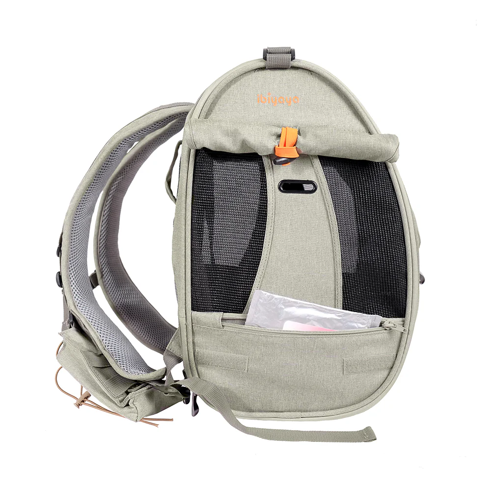 Ibiyaya Adventure Cat/Bunny/Puppy Carrier Backpack with Window, Large Airline Approved Cat Bag for Hiking & Travel. Best for both Kitten & Fat Cat - Image 18