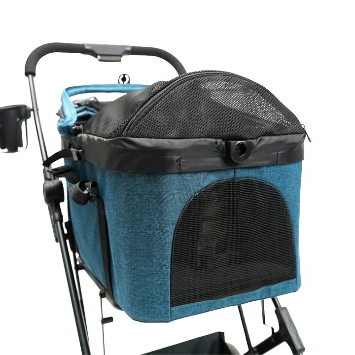 ibiyaya® Essential – Travois Tri-fold Pet Travel System XL, Pet Stroller with Detachable Carrier - Image 18