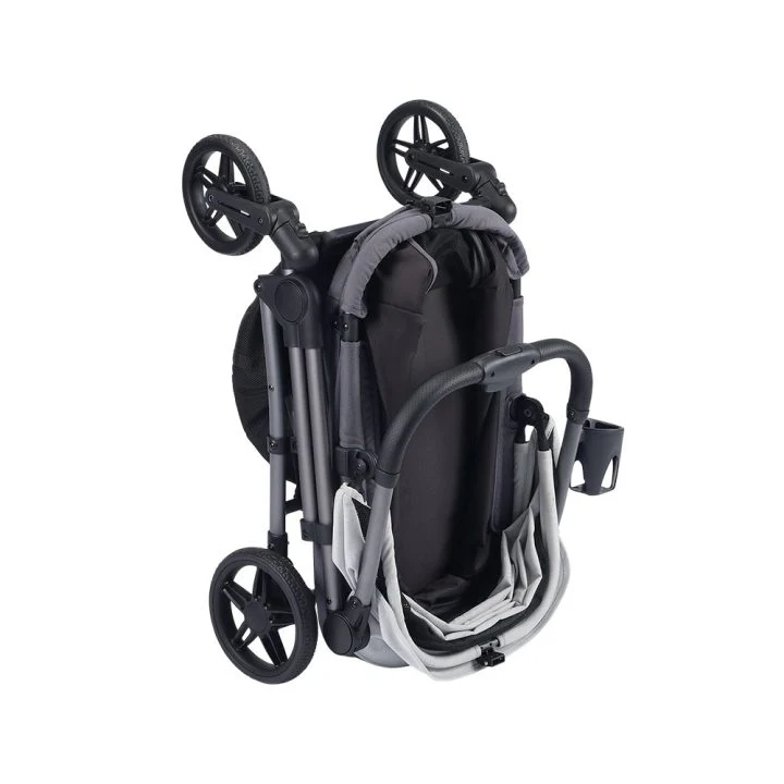 Ibiyaya Maxi Deep Carriage Pet Stroller with Puncture-Free Rubber Wheels, Lightweight and Collapsible - Image 17