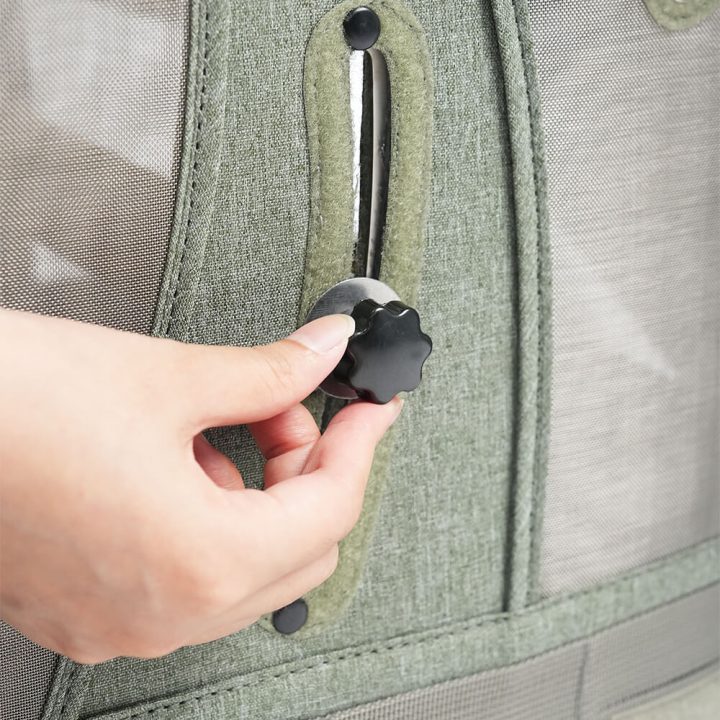 Ibiyaya Medium Size TrackPack, Backpack Bird Travel Carrier with Perch – Jungle Green - Image 10
