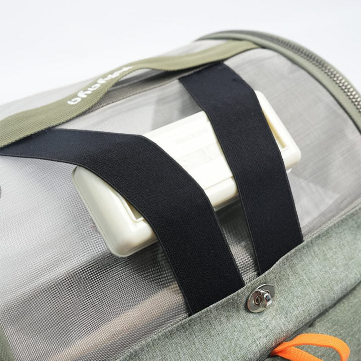 Ibiyaya Medium Size TrackPack, Backpack Bird Travel Carrier with Perch – Jungle Green - Image 13