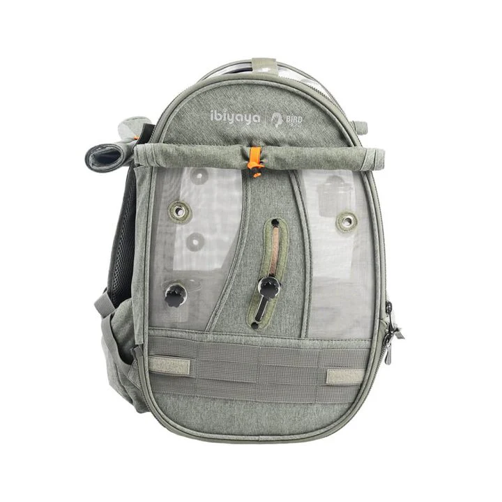 Ibiyaya Medium Size TrackPack, Backpack Bird Travel Carrier with Perch – Jungle Green - Image 17