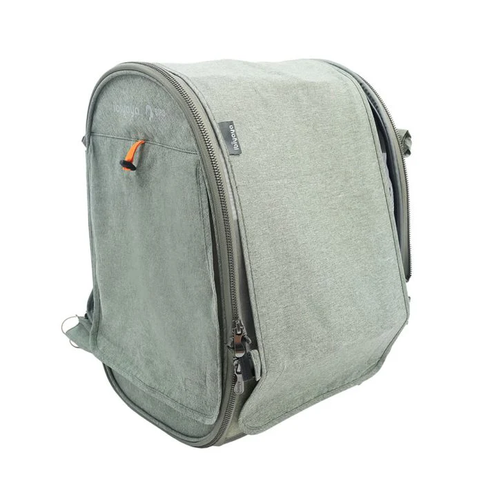 Ibiyaya Medium Size TrackPack, Backpack Bird Travel Carrier with Perch – Jungle Green - Image 22