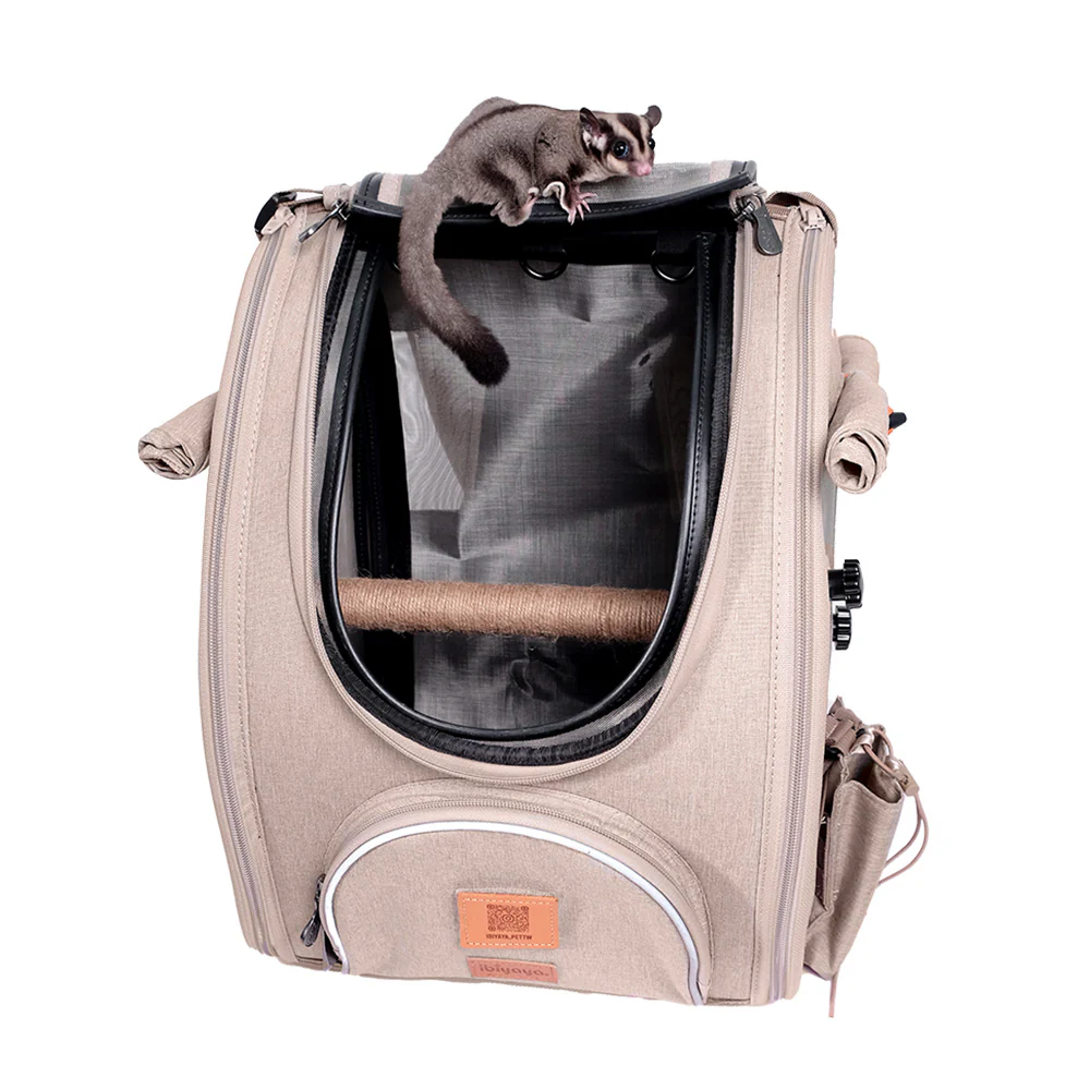 Ibiyaya BirdTricks TrackPack for Birds, Patented Bird Carrier Backpack with Perch, Airline Approved - Image 15