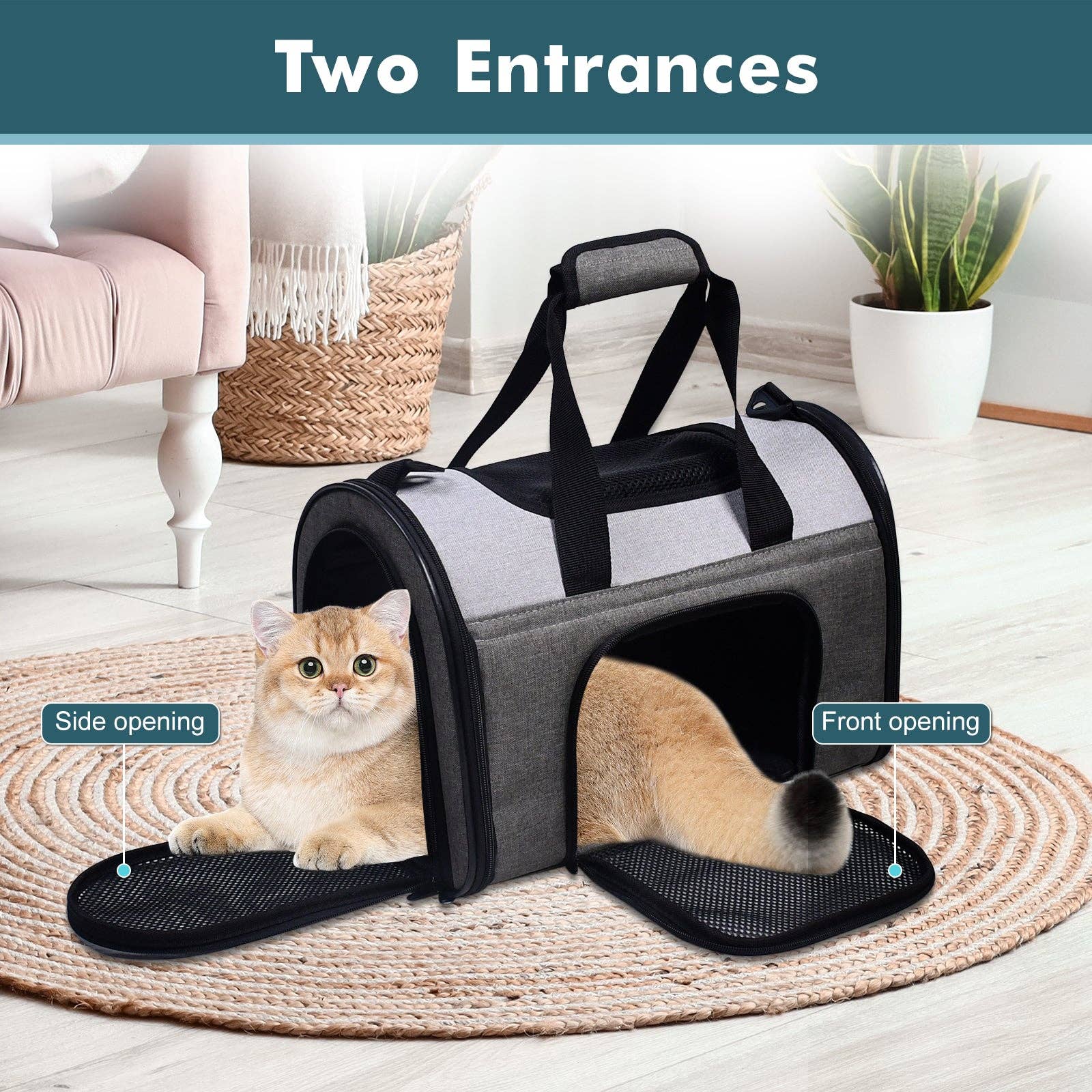 Jespet Sport Airline Travel Pet Carrier Bag - Image 4