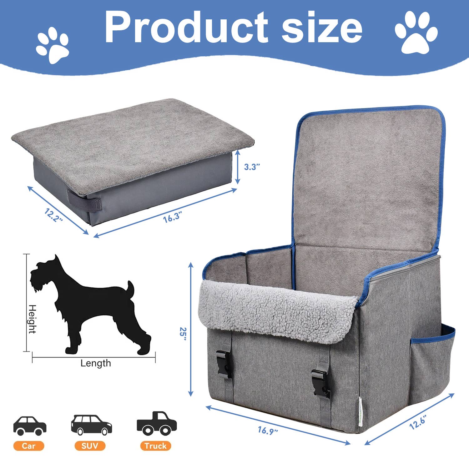 Jespet Car Seat for Small or Medium Dogs - Image 3