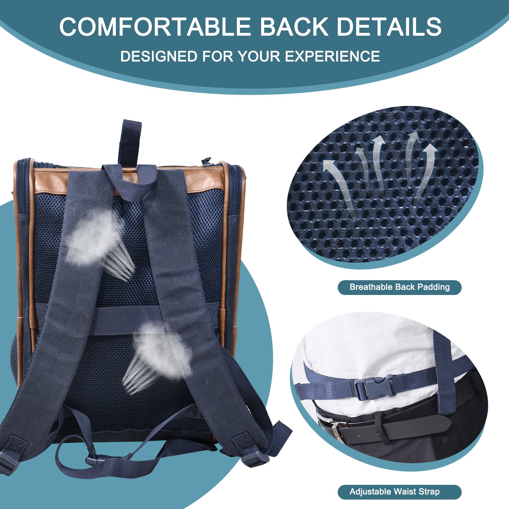 Jespet Pet Backpack for Dogs and Cats - Image 7