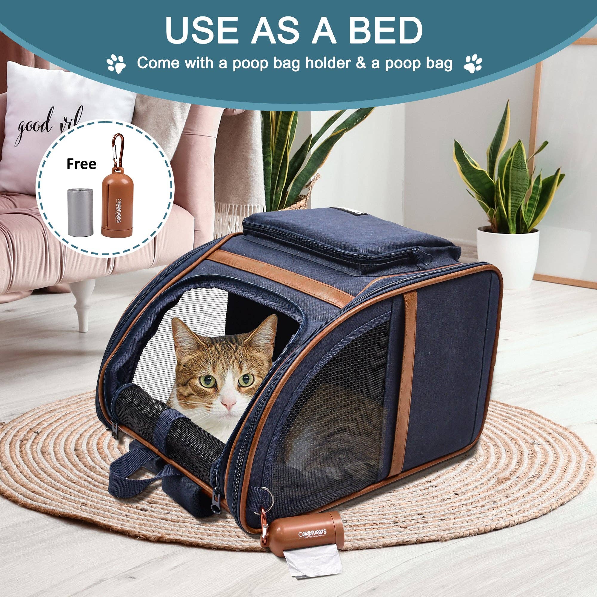 Jespet Pet Backpack for Dogs and Cats - Image 8