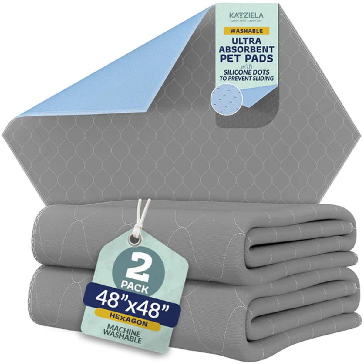 Katziela Quick-Drying Washable Waterproof Stay In Place Pee Pads - Image 8