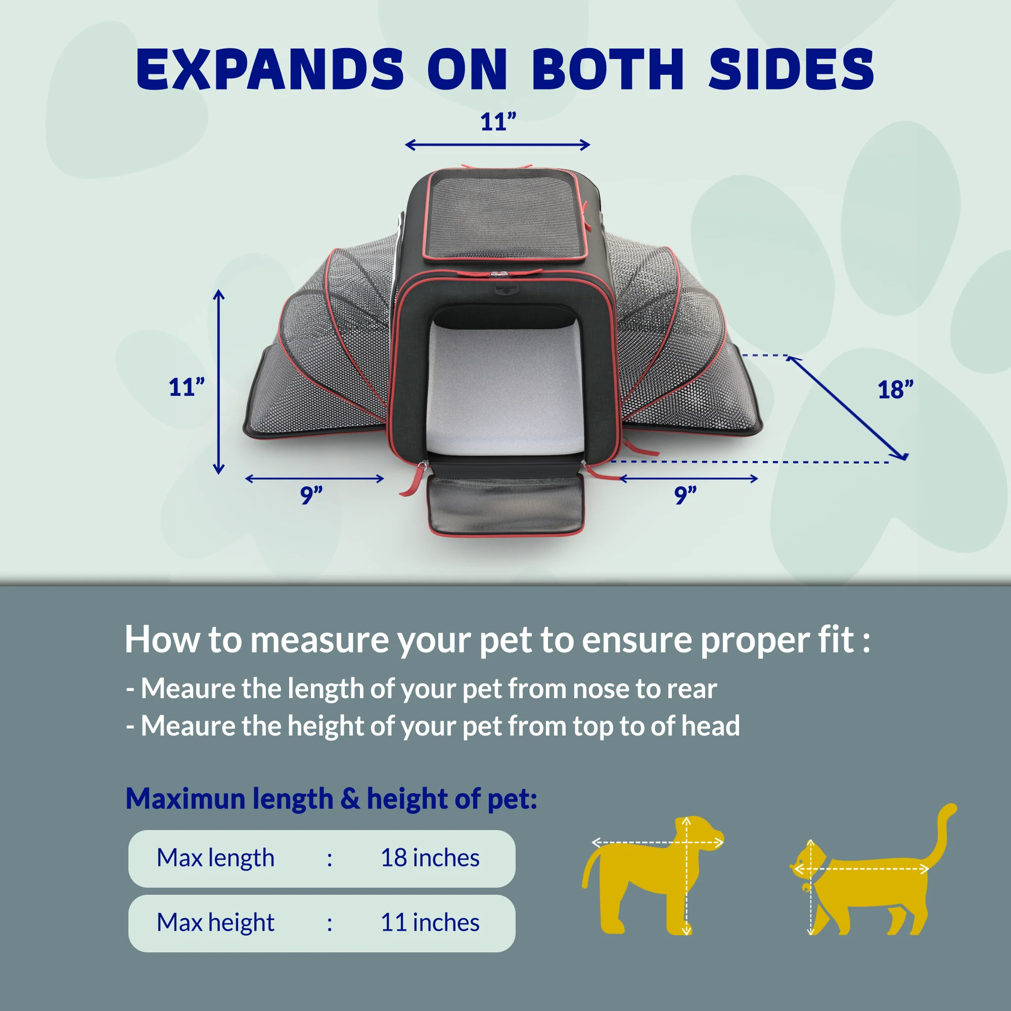 Katziela Rolling Rover Airline Compliant Expandable Wheeled Pet Carrier - Image 13