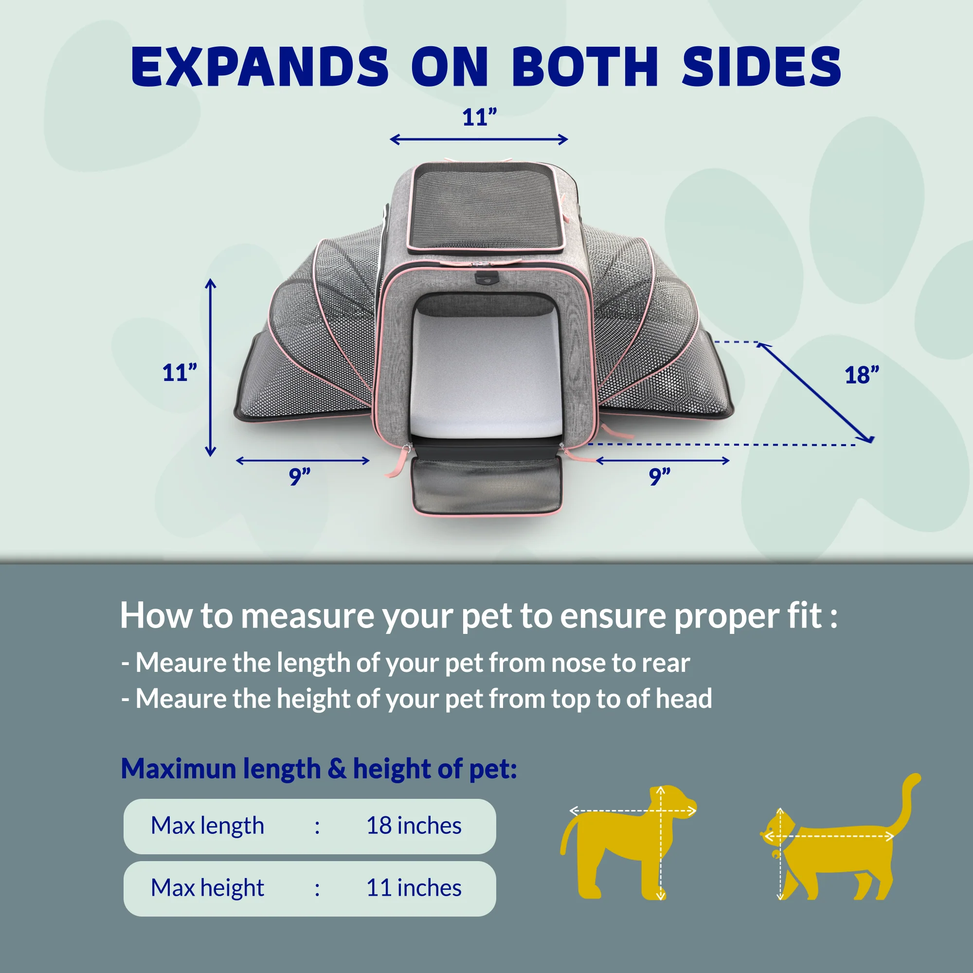 Katziela Rolling Rover Airline Compliant Expandable Wheeled Pet Carrier - Image 20