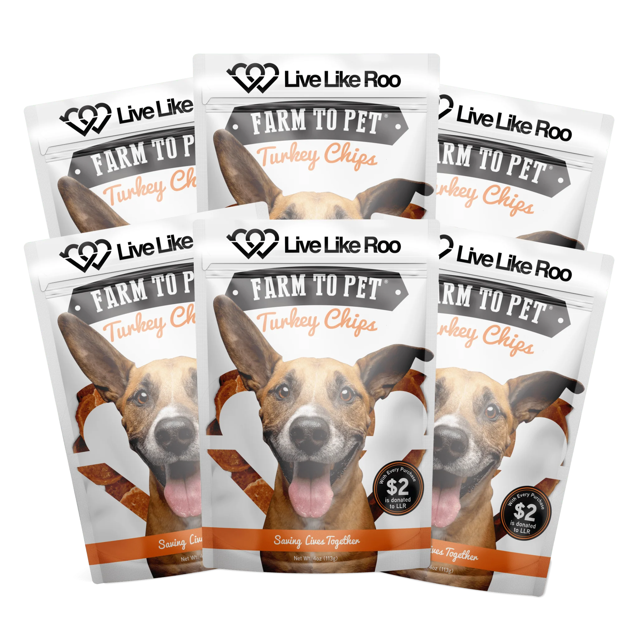 Live Like Roo Turkey Chips for Dogs | Dog Treats That Give Back - Image 7