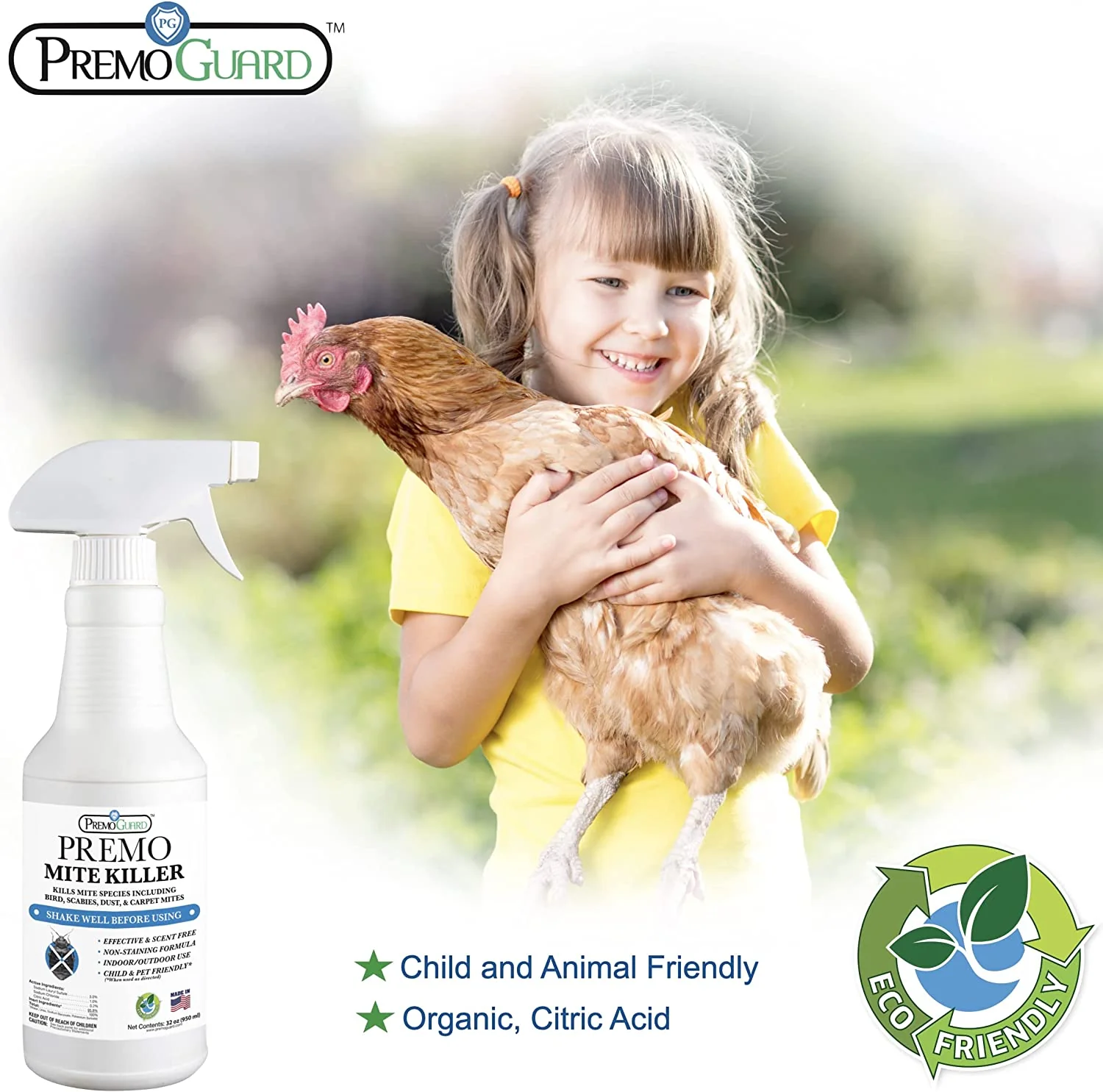 Mite Killer Spray 32 oz | Natural & Non-Toxic | Premo Guard - Image 5