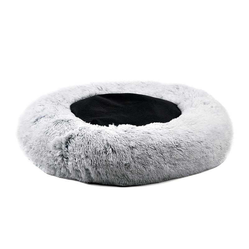 Mr. Peanut's 28" OrthoPlush® Pet Bed - Snowflake White Two Tone - Image 14