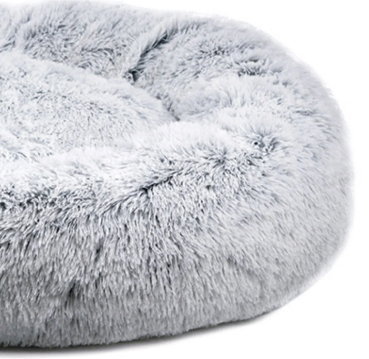 Mr. Peanut's 28" OrthoPlush® Pet Bed - Snowflake White Two Tone - Image 19