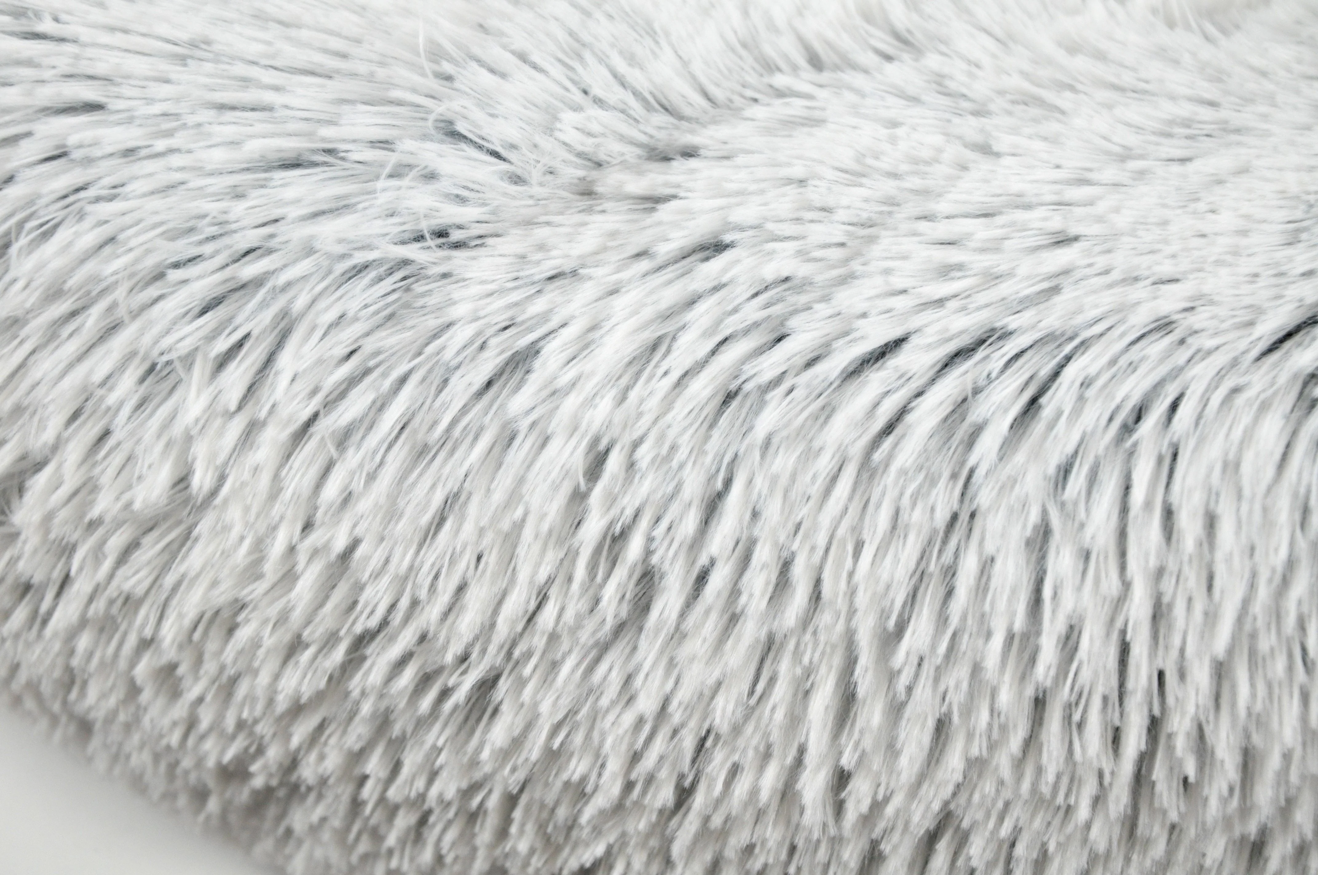 Mr. Peanut's 28" OrthoPlush® Pet Bed - Snowflake White Two Tone - Image 24