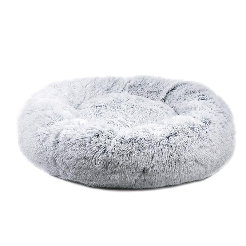 Mr. Peanut's 28" OrthoPlush® Pet Bed - Snowflake White Two Tone - Image 3