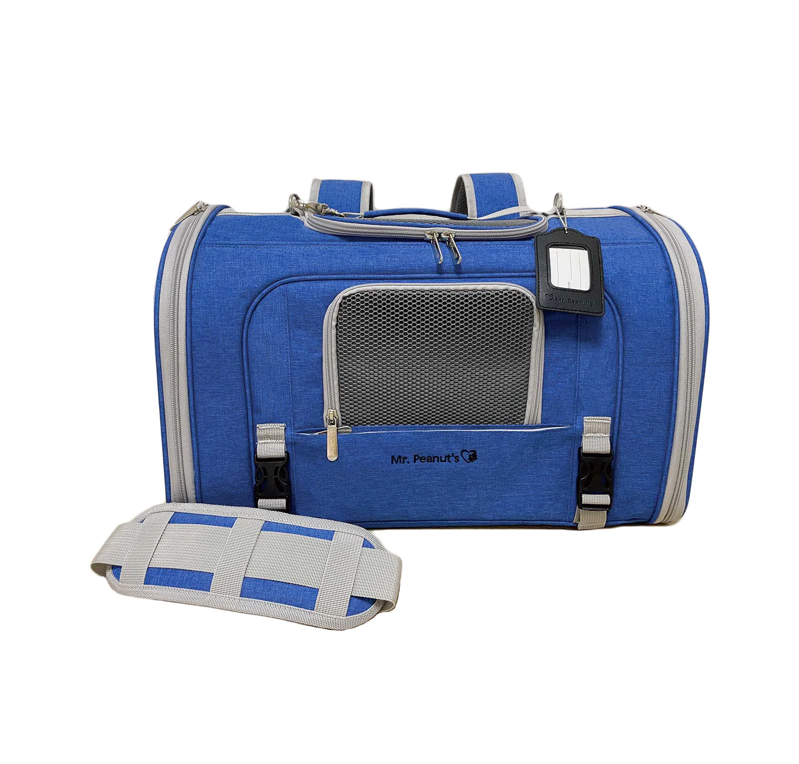 Mr. Peanut's Monterey Series Airline Compliant Horizontal Backpack Pet Carrier - Image 11