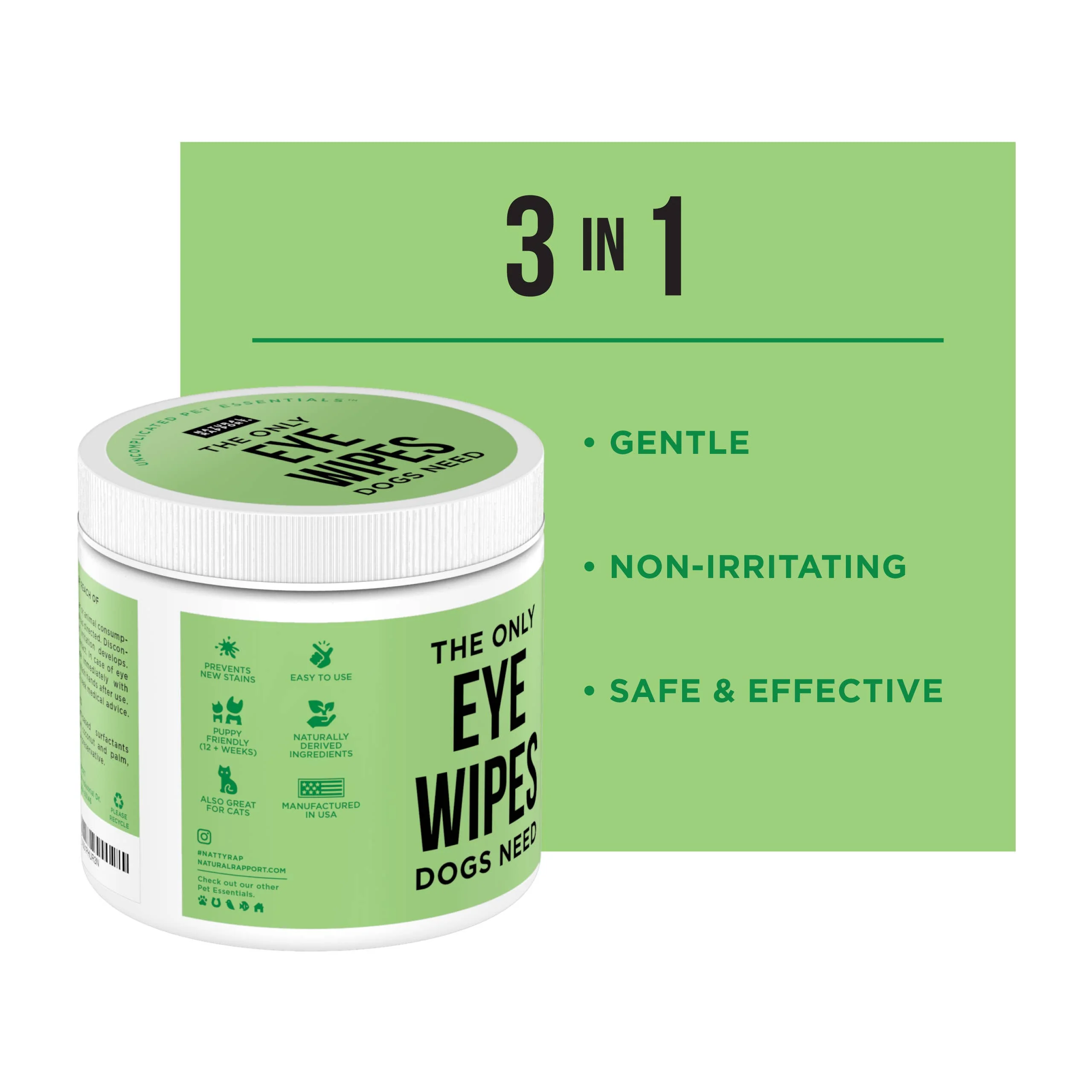Natural Rapport - The Only Eye Wipes Dogs Need - Image 3