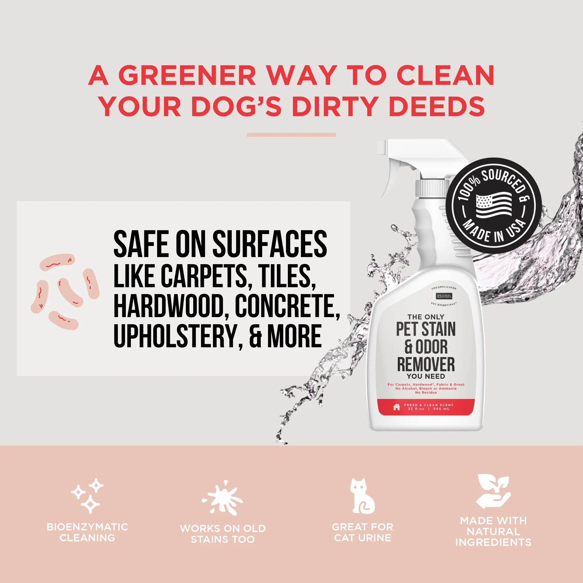 Natural Rapport - The Only Enzymatic Pet Stain & Odor Remover You Need - Image 5