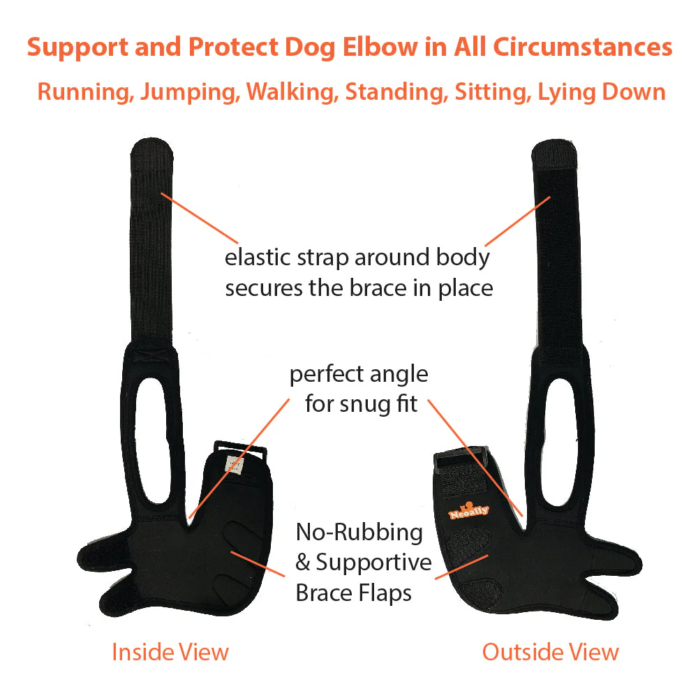 NeoAlly Elbow and Shoulder Brace for Dogs and Cats - Optimal Support for Pet Mobility - Image 6