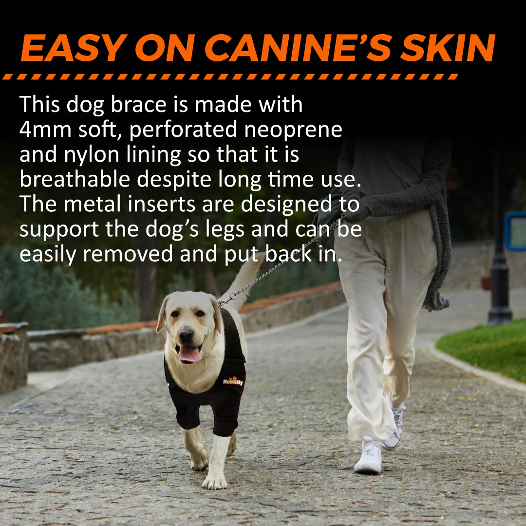 NeoAlly Elbow and Shoulder Brace with Spring Inserts for Dogs and Cats - Enhance Pet Mobility with Optimal Support - Image 6