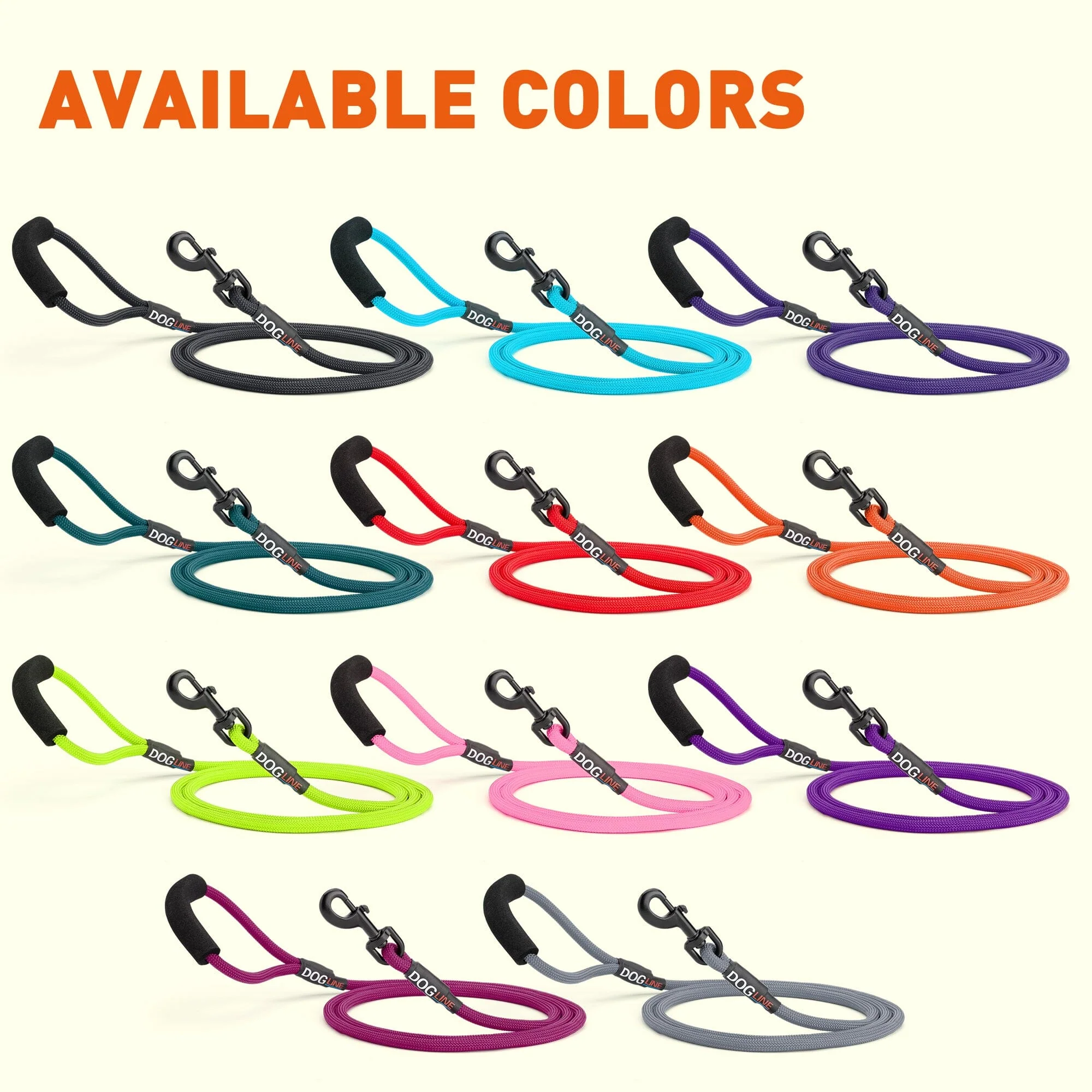 Nylon Round Dog Lead - Image 5