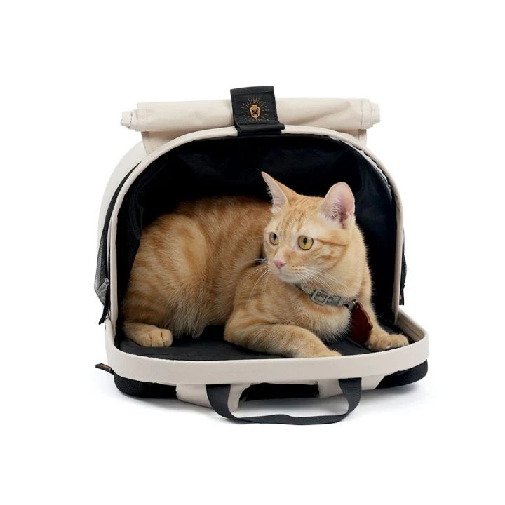 Ibiyaya Panorama Zipper-Free Small Pet Travel Carrier, Cat-Dog Chest Carrier, Airline-Approved Pet Backpack - Image 11