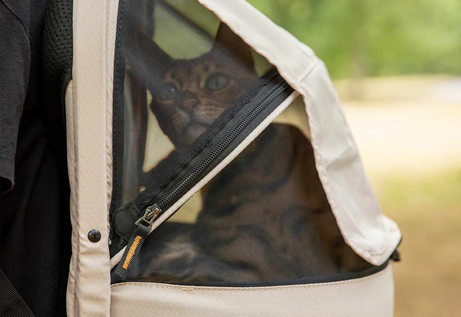 Ibiyaya Panorama Zipper-Free Small Pet Travel Carrier, Cat-Dog Chest Carrier, Airline-Approved Pet Backpack - Image 24