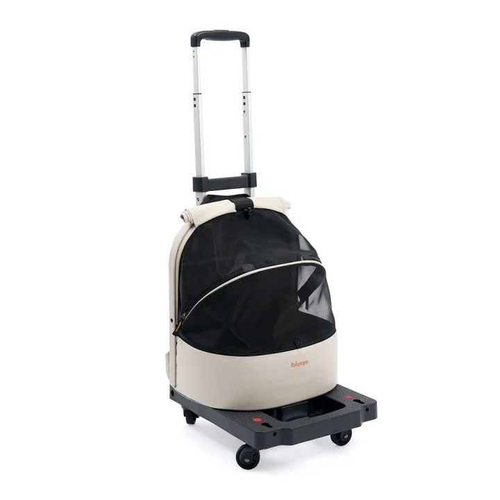 Ibiyaya Panorama Zipper-Free Small Pet Travel Carrier, Cat-Dog Chest Carrier, Airline-Approved Pet Backpack - Image 4