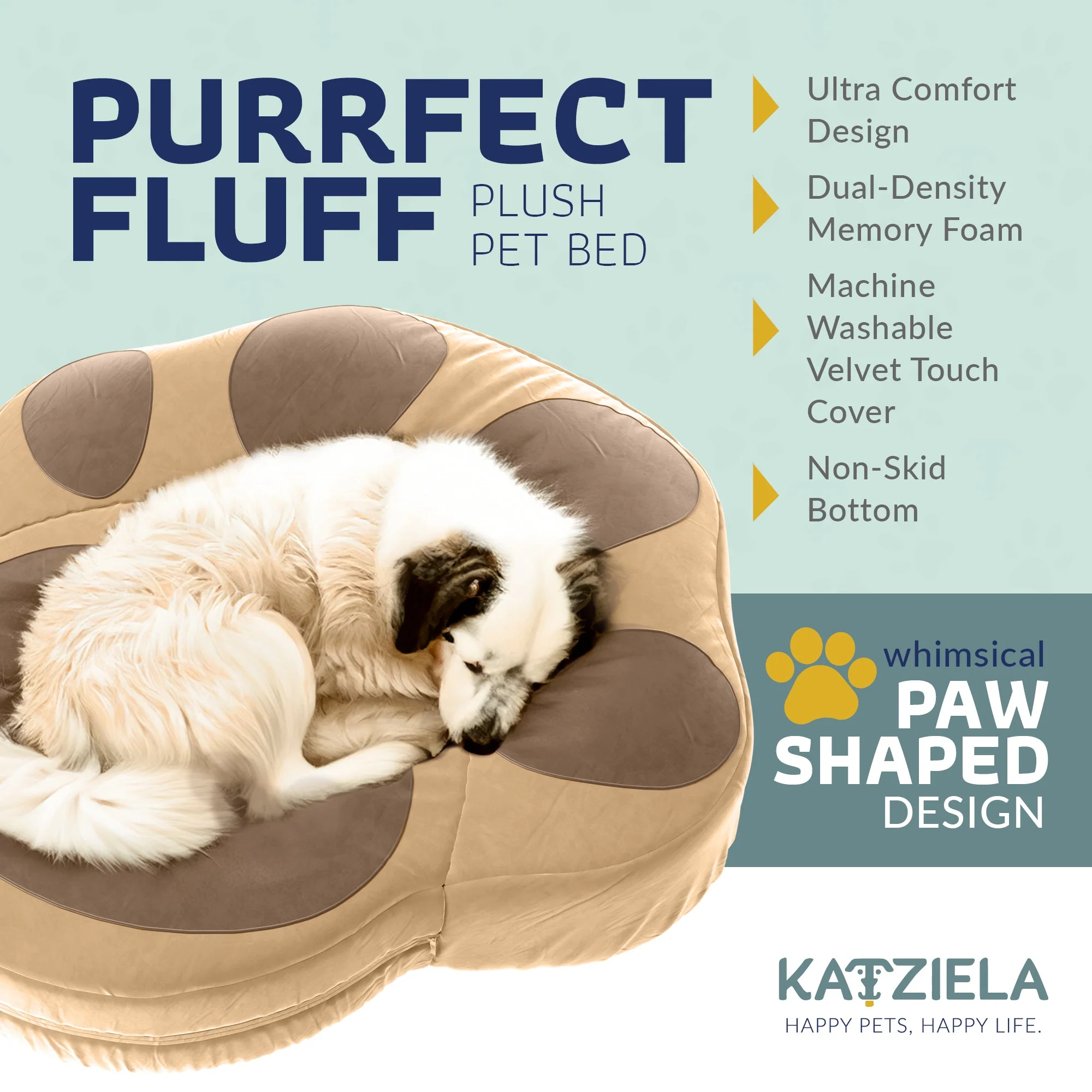 Paw Shaped Pet Bed - Image 26