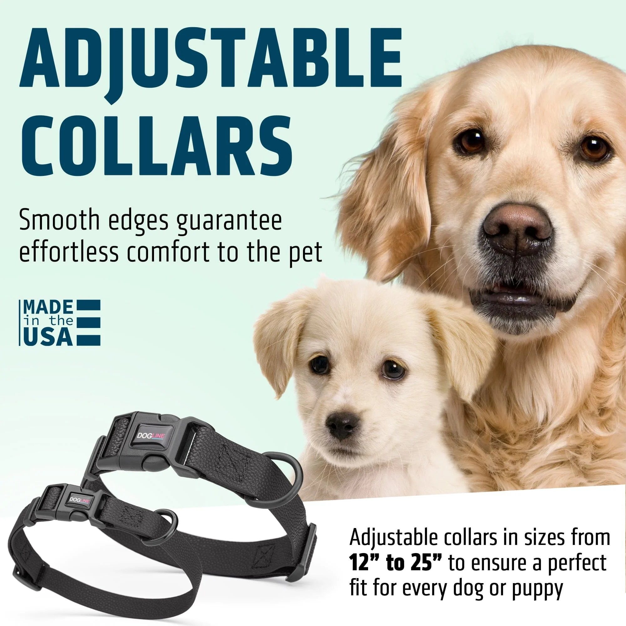 Pebble Emboss Biothane Dog Collar with Quick Release Buckle - Image 9