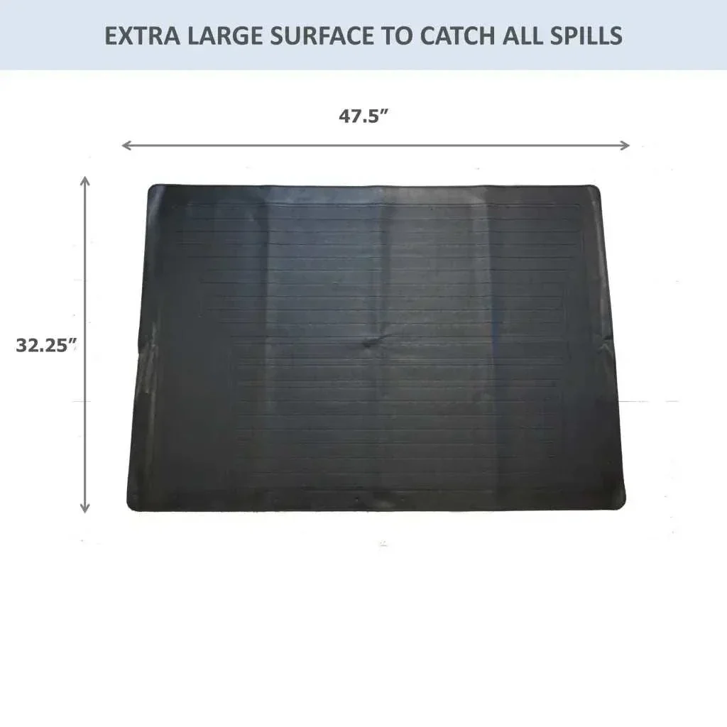 Formosa Covers Pet Feeding Area Mat, Extra Large, Durable, Vinyl, Waterproof 32.25"L x 47.5"W - Image 3