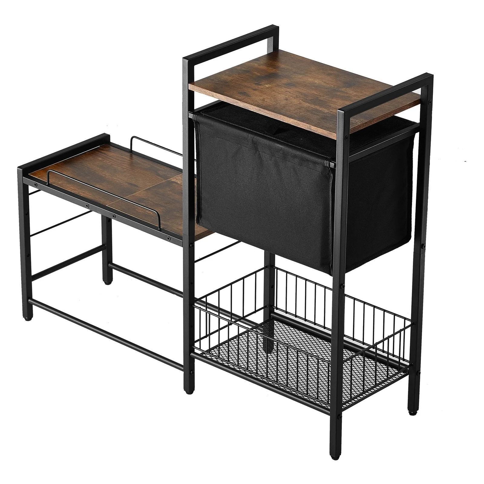 Pet Feeding Station with Storage for Dog Food and Toy Organizer - Raised Dog Bowls - Image 5