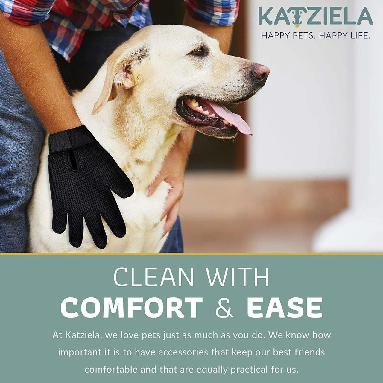 Katziela Pet Grooming Gloves - Image 7